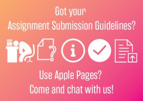 Pop-up Session: Assignment Guidelines & .pages Files image