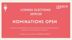 LCOM SU Elections Nominations 2019-20 image