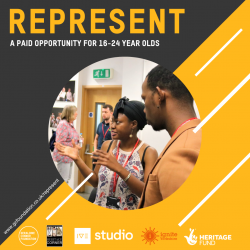 Represent Poster: A paid opportunity for 16-24 year olds