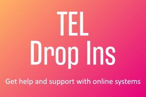TEL Drop Ins This Week (19th to 21st Jan) image