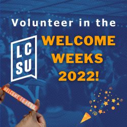 Volunteer in the LCSU Welcome Weeks 2022! image