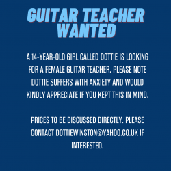 Guitar Teacher Wanted image