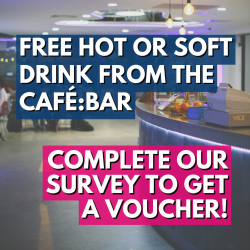 Free Café:bar Hot or Soft Drink Voucher Extra Days! image