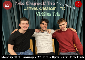 Three 3rd Year Jazz Trios Live + Jam Session image